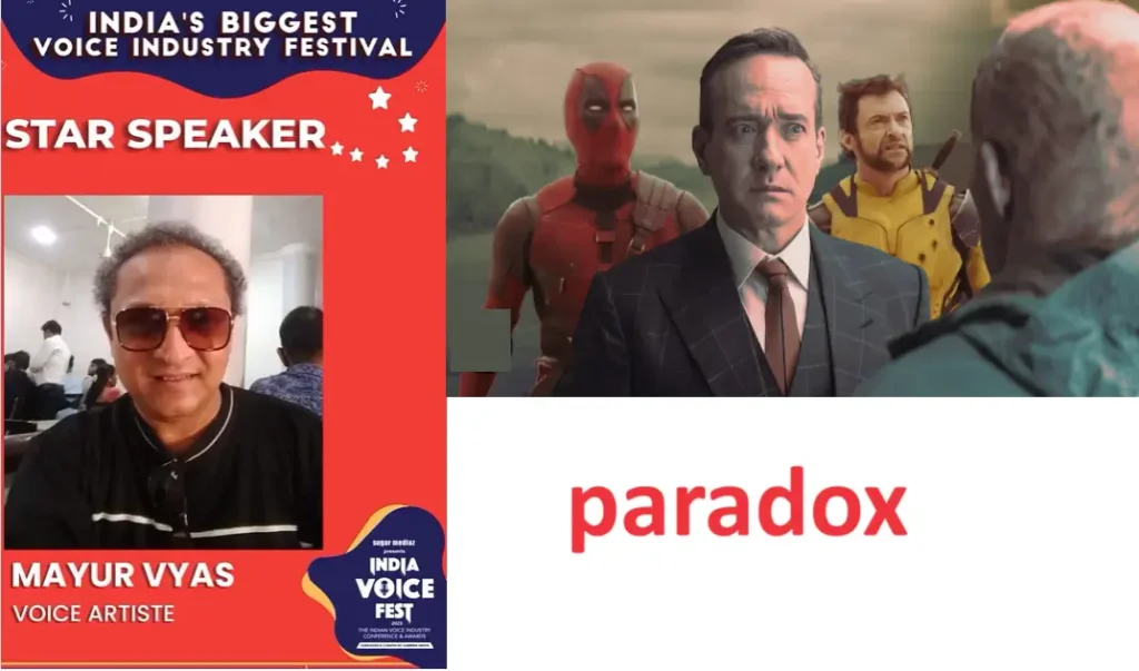 Deadpool and Wolverine HINDI DUBBING ARTIST