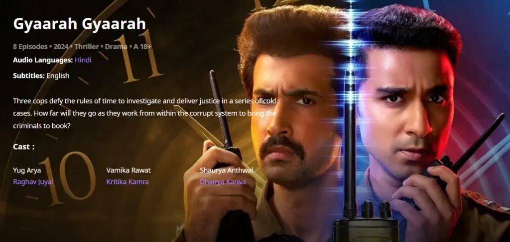 ज़ी 5 का खरगोश की चाल वाला साइंस फिक्शन शो जो आपके दिमाग को आराम नहीं करने देगा 1 Gyaarah Gyaarah Web Series Review HINDI