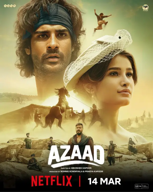 अजय देवगन की "आज़ाद" होगी इस टाइम रिलीज़,नेटफ्लिक्स पर 1 Azaad OTT Release and Time