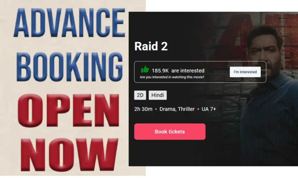 Raid 2 Advance Booking 1