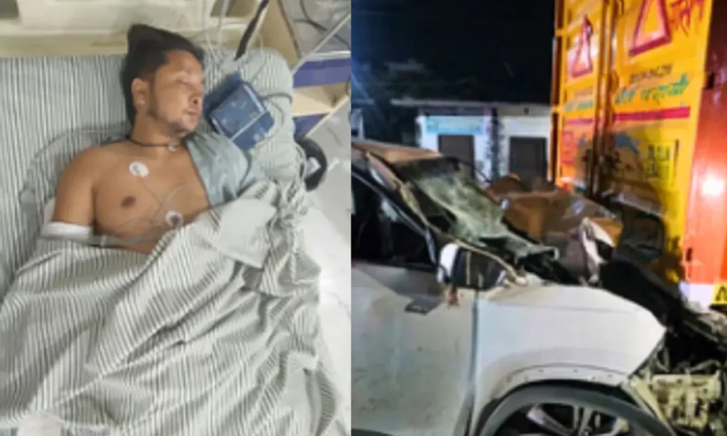 Pawandeep rajan ACCIDENT