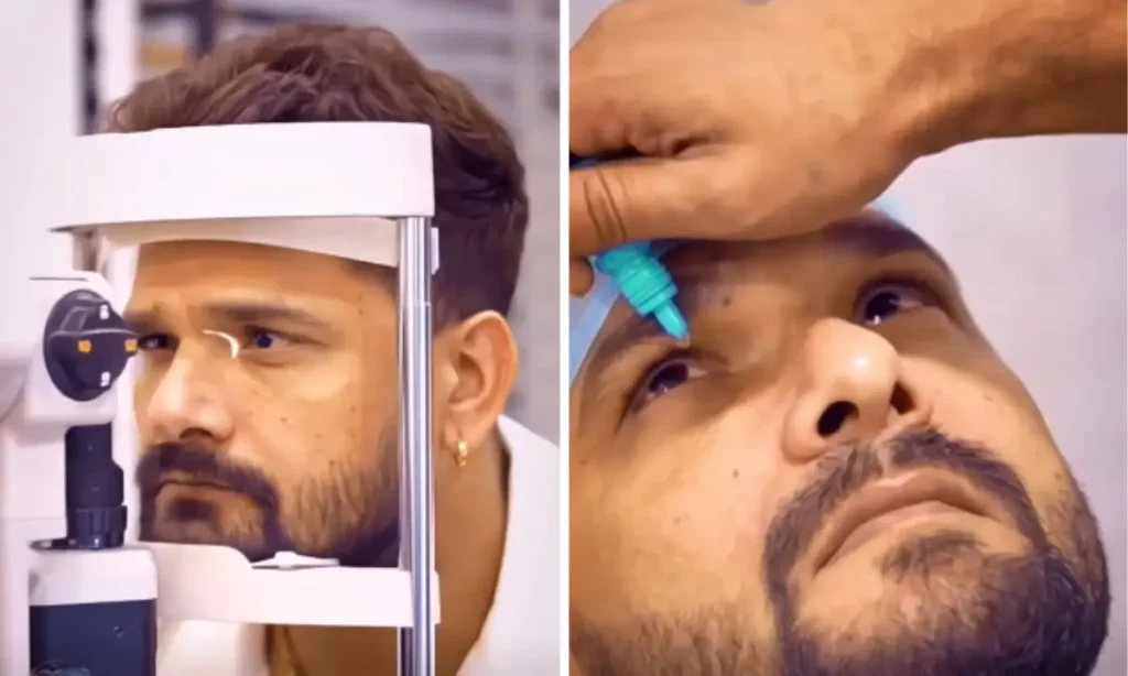 khesari lal yadav eye op recovery