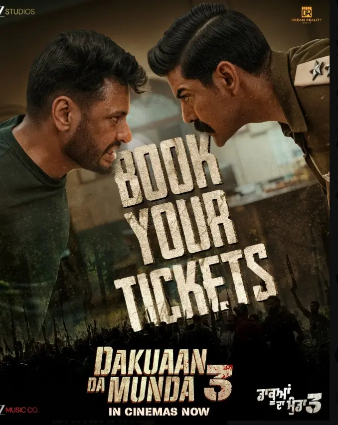 देव खरौद एक बार फिर से वही पुरानेएनर्जेटिक लुक में 2 Dakuaan Da Munda 3 Movie