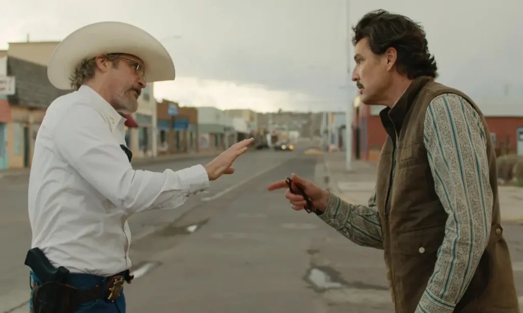 Eddington Ari Aster: अरी एस्टर की ब्लैक कॉमेडी जो 2020 की सच्चाई को बेपर्दा करती है" 1 Eddington Ari Aster MOVIE POSTER