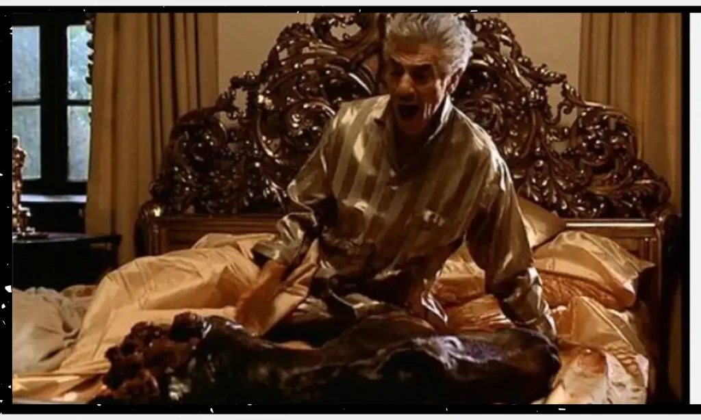 GOD FATHER MOVIE ,REAL HORSE HEAD SCEEN