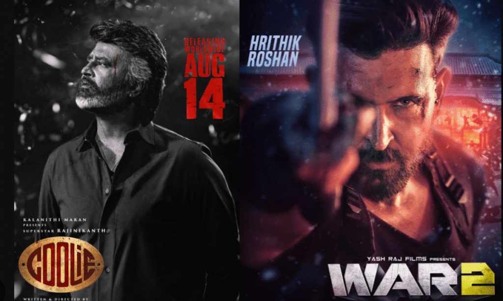 WAR 2 AND COOLIE MOVIE