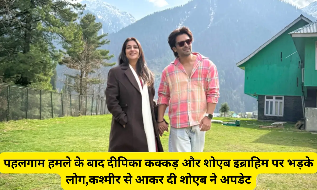 Dipika and Shoaib shared an Instagram story after the Kashmir attack