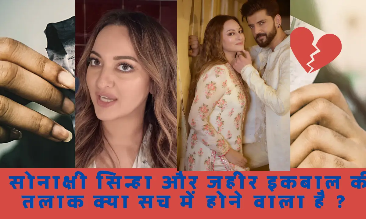 What is the issue of Sonakshi Sinha and Zaheer Iqbal divorce
