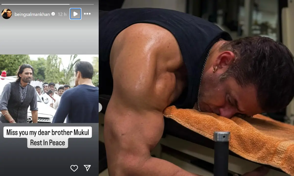 Salman Khan became emotional on the death of Mukul Dev wrote an Instagram post