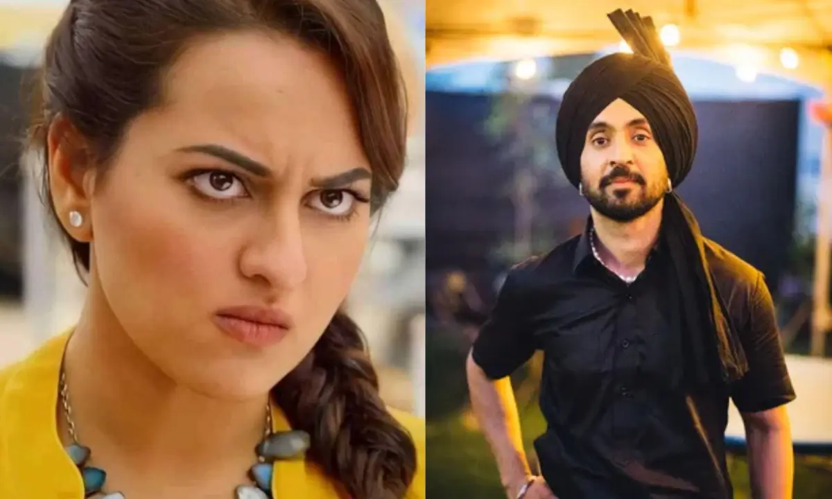 Diljit Dosanjh and Sonakshi Sinha in Spotlight Over Sardar Ji 3 Controversy