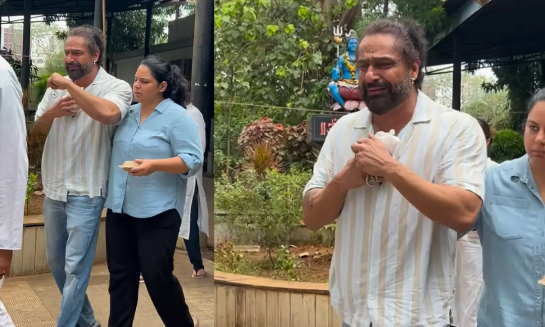 Parag Tyagi Viral Video Parag Tyagi heartbreaking Video shefali jariwalas husband parag tyagi carries her ashes Parag Tyagi Video shefali jariwala Death News