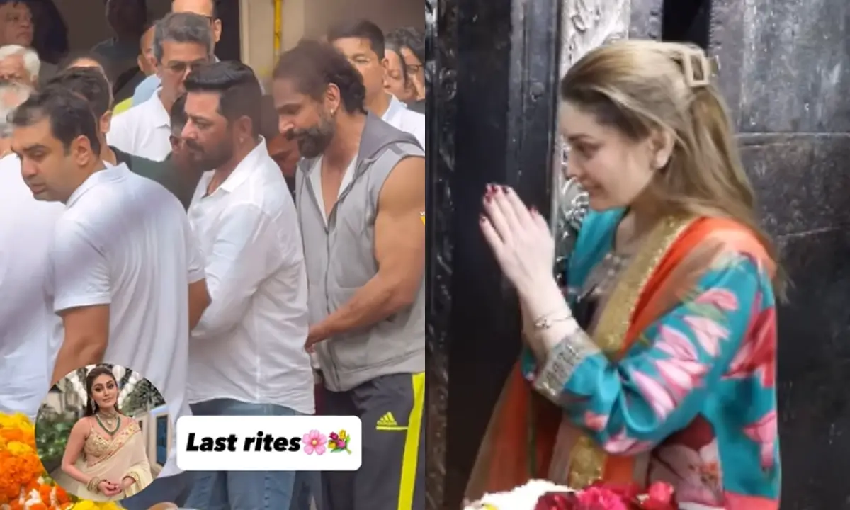 shefali zariwala last rite video