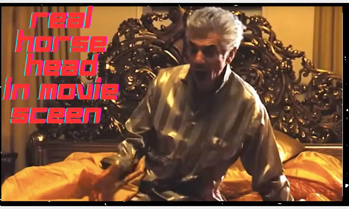 Did Hollywood movie use real horse heads in scen IN GOD FATHER MOVIE