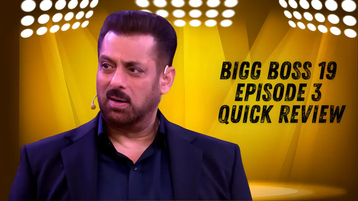 bigg boss 19 episode 3 quick review