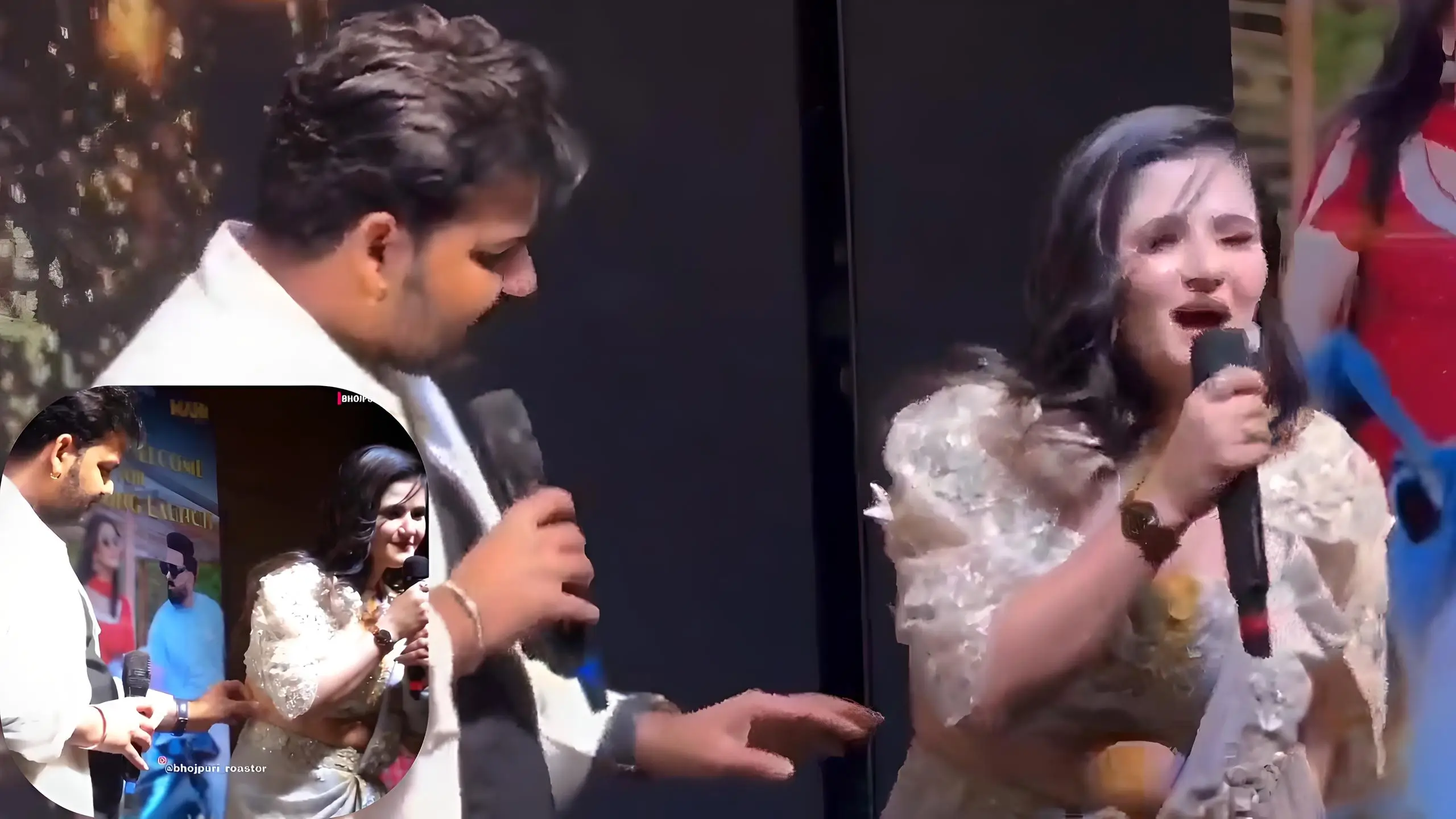 pawan singh anjali raghav viral video